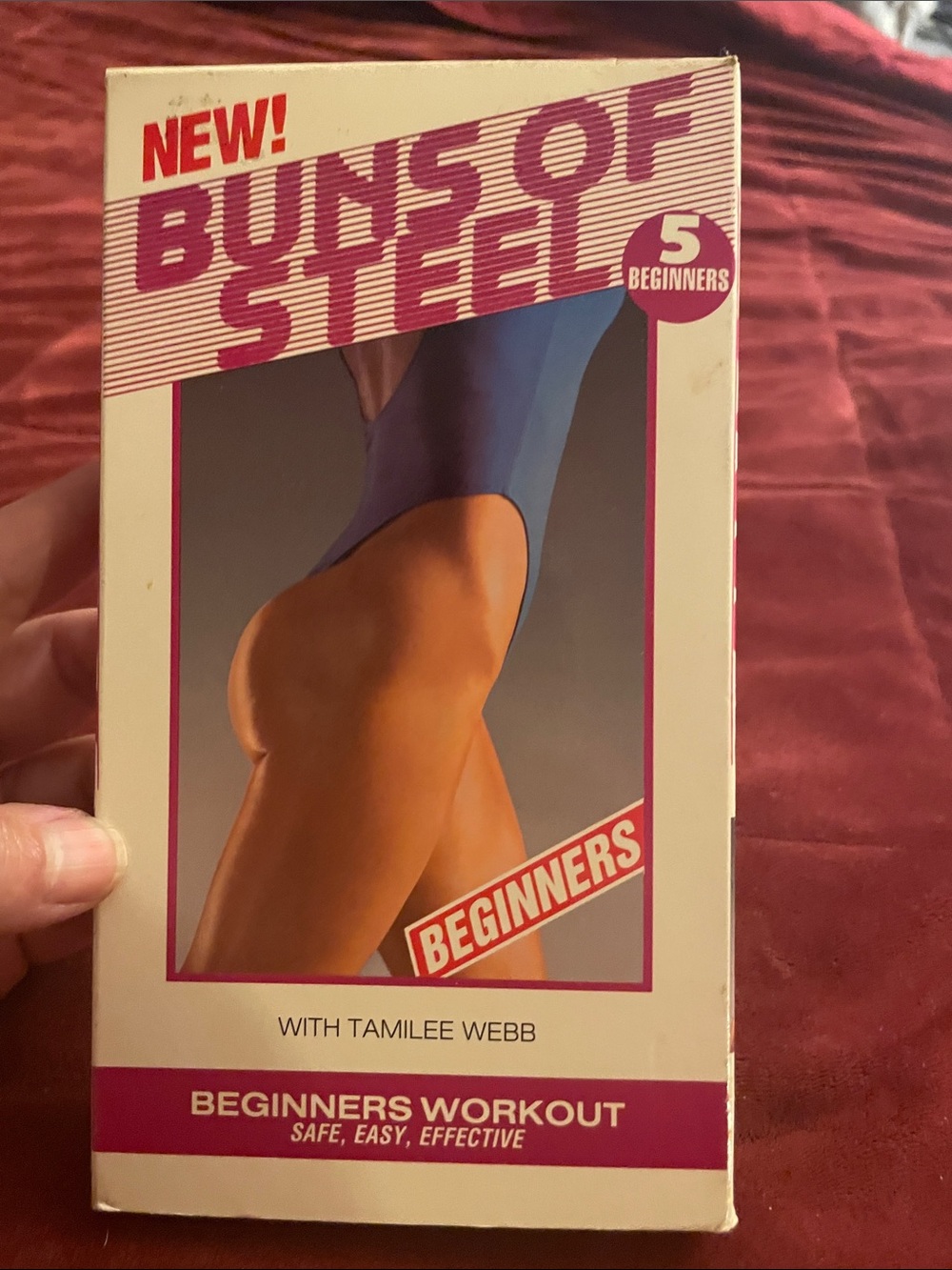 Buns of Steel Beginners Workout VHS — Blue Leotard